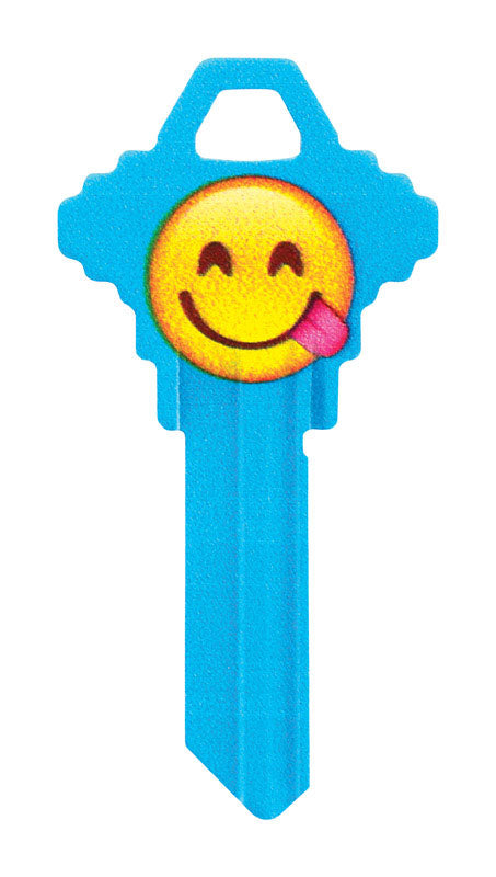 Hillman Wackey Emoji House/Office Universal Key Blank Single (Pack of 6).