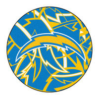 NFL - Los Angeles Chargers XFIT Roundel Rug - 27in. Diameter