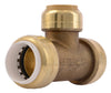 SharkBite Push to Connect 3/4 in. IPS X 3/4 in. D CTS Brass Slip Tee
