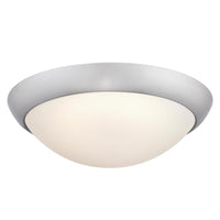 Westinghouse 3.5 in. H X 11 in. W X 11 in. L Brushed Nickel LED Ceiling Light Fixture