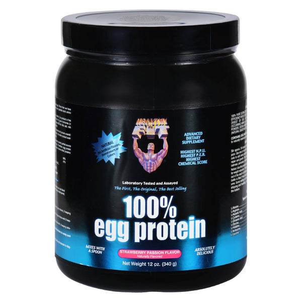 Proteína de huevo 100 % saludable 'N Fit - Strawberry Passion - 12 oz