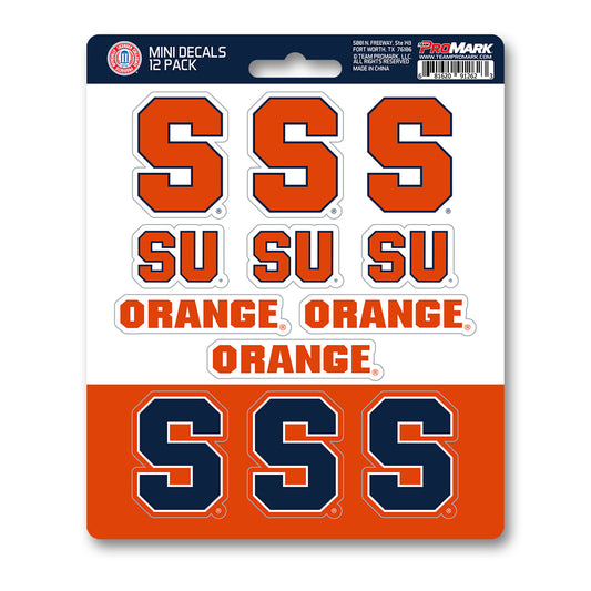 Syracuse University 12 Count Mini Decal Sticker Pack