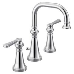Chrome two-handle high arc bathroom faucet - Deal of The Week