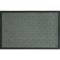 Sports Licensing Solutions Floor Saver II Parquet Gray Olefin Nonslip Floor Mat 30 in. L x 18 in. W