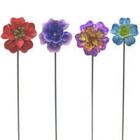 Meadow Creek Assorted Iron 17.13 in. H Flower Planter Stake (Pack of 24)