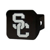 University of Southern California Black Metal Hitch Cover