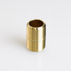 3/8 in. MPT Brass Close Nipple (Pack of 5)