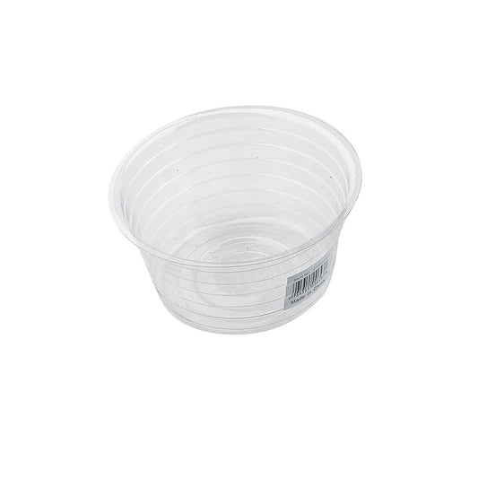 Bond CVS004DL 4" Deep Clear Plastic Saucer (Pack of 25)
