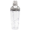 Houdini 24 oz Clear Glass/Stainless Steel Cocktail Shaker
