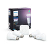 Philips Hue A19 E26 (Medium) LED Smart Bulb Starter Kit Color Changing 60 Watt Equivalence 4 pk