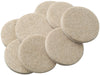 Softtouch Felt Self Adhesive Protective Pad Beige Round 1-1/2 in. W X 1-1/2 in. L 8 pk