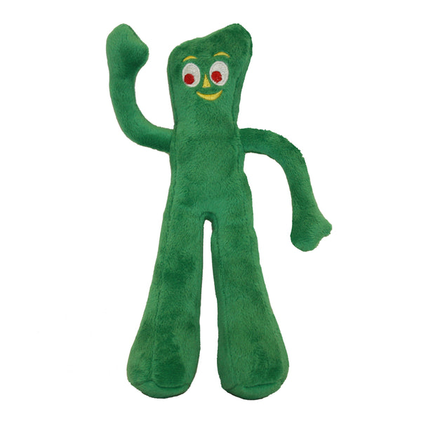 Juguete de peluche para perros Multipet Green Gumby de tamaño mediano