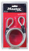 Master Lock 1/4 in. D X 72 in. L Vinyl Coated Steel Coiled Cable