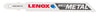 Lenox 3-5/8 in. Bi-Metal T-Shank Medium Metal Jig Saw Blade 18 TPI 3 pk
