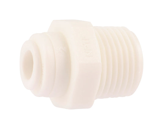 SharkBite Push to Connect 1/4 in. 3/8 in. D MNPT Polypropylene Adapter
