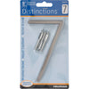 Hillman Distinctions 5 in. Silver Brushed Nickel Screw-On Number 7 1 pc - Deal of The Week