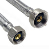 Lasco 1/2 in. FIP X 7/8 in. D Ballcock 20 in. Braided Stainless Steel Toilet Supply Line