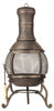 Deckmate Corona 16 in. W Steel Chimenea Wood Fire Pit
