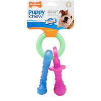 Nylabone Puppy Chew Teething Pacifier Bacon Petite
