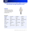 Feit C7 E12 Long Lasting & Energy Efficient White LED Bulb 7W Equivalent, 2 Pack