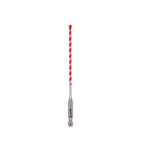 Milwaukee Shockwave 5/32 in. X 6 in. L Carbide Hammer Drill Bit Hex Shank (Pack of 3)