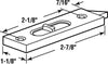 Prime-Line White Vinyl Window Tilt Latch 2.9 in. W X 1.1 in. L For Vinyl Windows 2 pk - Deal of The Week