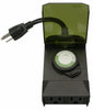 Woods Outdoor Mechanical Timer 125 V Black