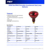 Feit 250 W BR40 Heat Lamp Incandescent Bulb E26 (Medium) Red 1 pk (Pack of 6)