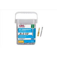 GRK Fasteners No. 8 X 2-1/2 in. L Star Coated Reverse Screws 560 pk