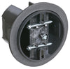 Carlon 16 cu in Round Polycarbonate Fan Box Black