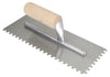QEP 3 in. H X 4.5 in. W X 11 in. L Carbon Steel Square Notch Trowel 1 pc