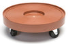 Best Gardening Supplies Plastic Terra Cotta Espresso 4-Wheel Dolly 12 Dia. x 12 W in.