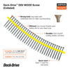 Simpson Strong-Tie Quick Drive No. 10 Sizes X 2-1/2 in. L Tan Star Ribbed Flat Head Deck Screws 1000
