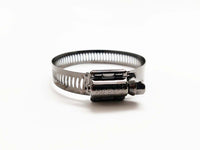 FOREVERBOLT 1-5/16 in to 2-1/4 in. SAE 28 Black Hose Clamp Stainless Steel Band