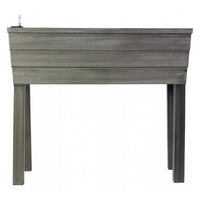 City Pickers 28.75 in. H X 13.25 in. W X 33.13 in. D Resin Raised Garden Bed Driftwood