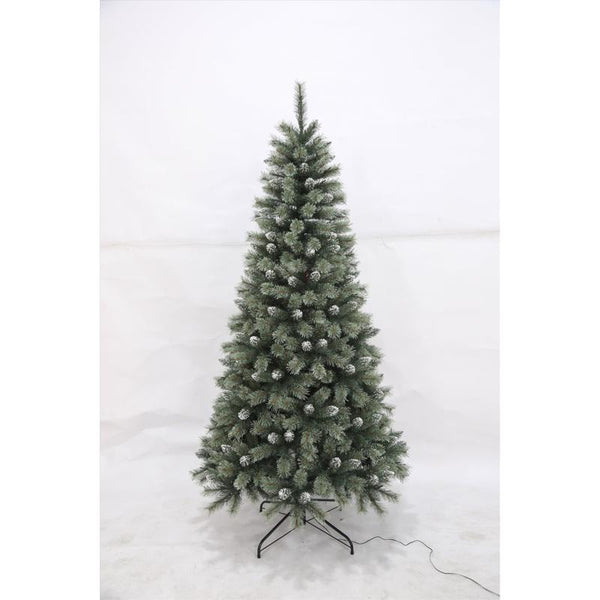 Árbol de Navidad de pino de cachemira de 400 ct que cambia de color de 7 pies