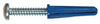 Hillman .138 in. Dia. x 3/4 in. L Plastic Pan Head Conical Anchor 75 pk (Pack of 5) - Deal of The Week
