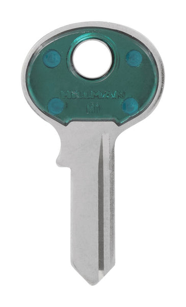Candado con llave tradicional Hillman ColorPlus, llave en blanco individual (paquete de 5).