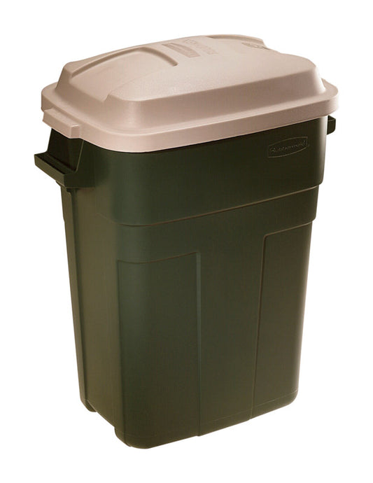 Rubbermaid Roughneck 30 gal. Plastic Garbage Can Lid Included (Pack of 6)