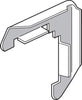 Prime-Line Mill Aluminum Screen Frame Corner 1 pk