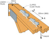 Simpson Strong-Tie 2.4 in. W X 7 in. L Galvanized Steel L-Angle