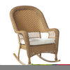 Living Accents  1 pc. Brown  Steel Frame Rocking  Rocking Chair