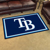 MLB - Tampa Bay Rays 4ft. x 6ft. Plush Area Rug