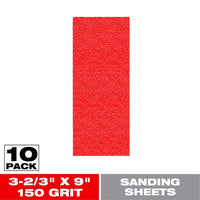 Diablo 9 in. L X 3-2/3 in. W 150 Grit Aluminum Oxide Sanding Sheet 10 pk