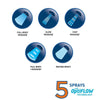 Waterpik PowerSpray Plus Chrome 5 settings Showerhead 1.8 gpm