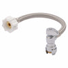 SharkBite Click Seal 1/2 in. Push X 7/8 in. D Ballcock 12 in. Brass Toilet Connector