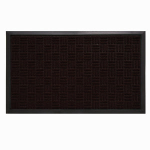 Sports Licensing Solutions Parquet Brown Olefin Nonslip Boot/Shoe Scraper 36 in. L x 24 in. W