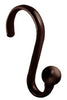 iDesign Bronze Brown Steel Shower Curtain Rings 12 pk