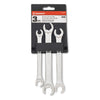 Crescent SAE Flare Nut Wrench Set 7.7 in. L 3 pk