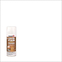 Zinsser Cover Stain White Flat Oil-Based Alkyd Primer/Sealer Spray 13 oz. (Pack of 6)